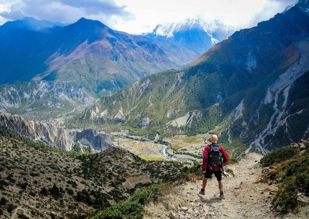 Man Hiking