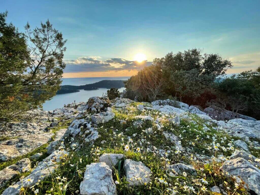 Mljet island - Veliki Gradac - early spring