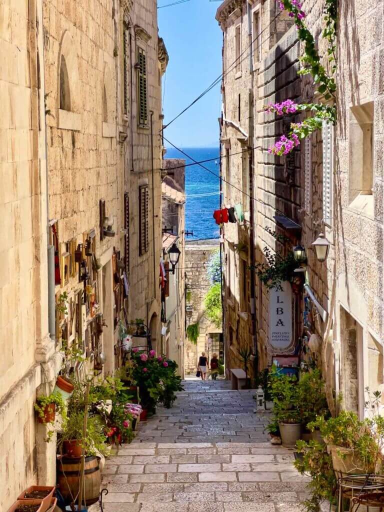 Typical Korcula Street