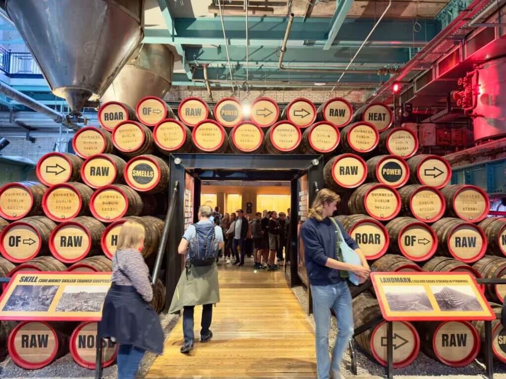 Inside Guinness Storehouse