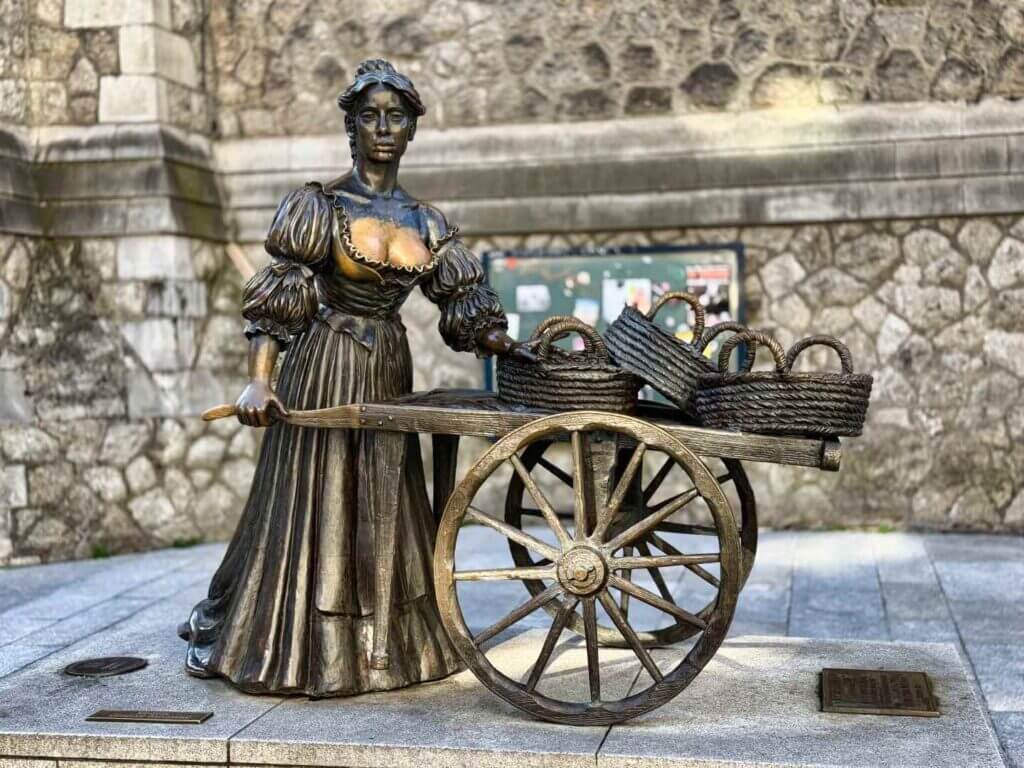 Molly Malone Statue in Dublin