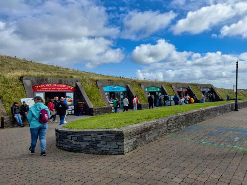 Shops at the Cliffs of Moher