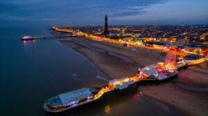 Blackpool Illuminations via Drone