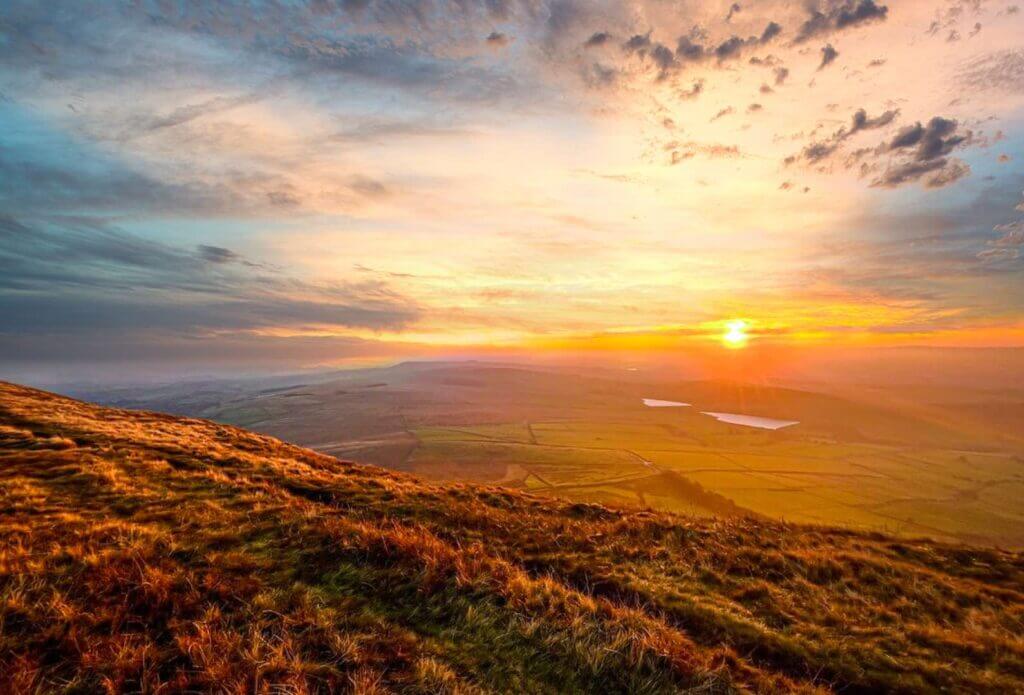 Pendle Hill looking down