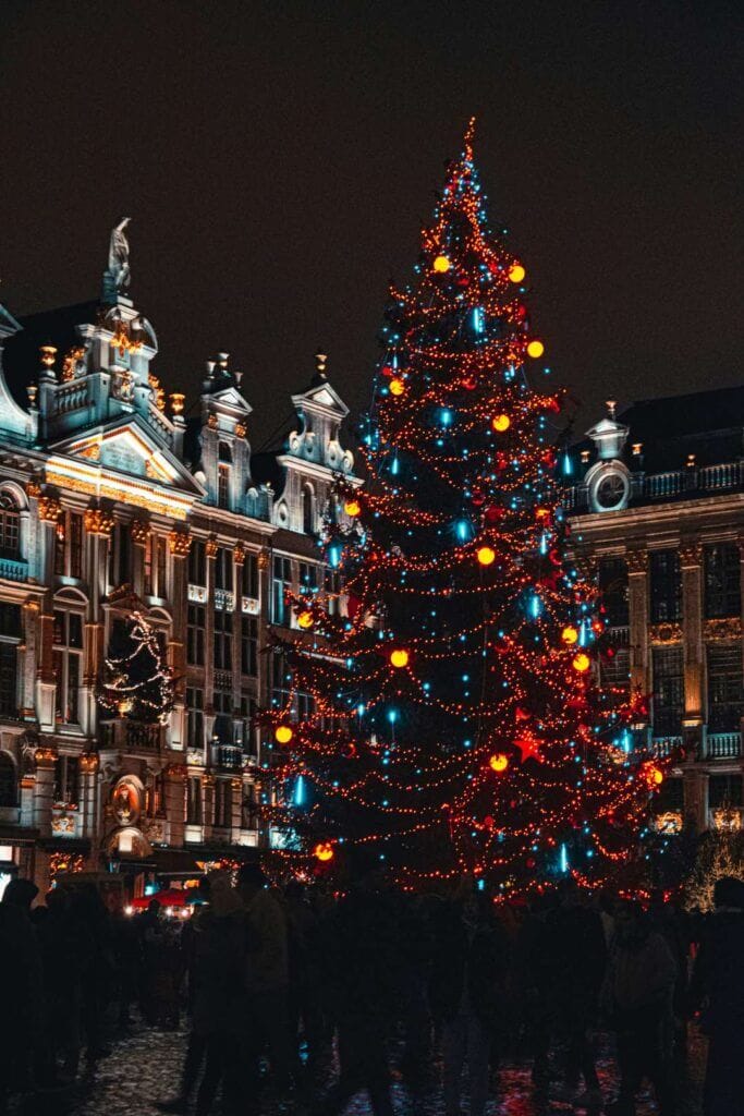 Grote Markt, Bruxelles, Christmas