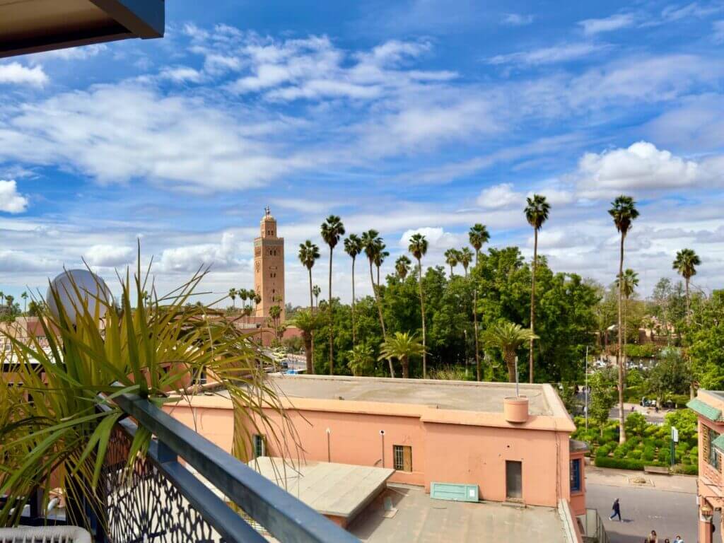 View in Marrakech, Morocco.