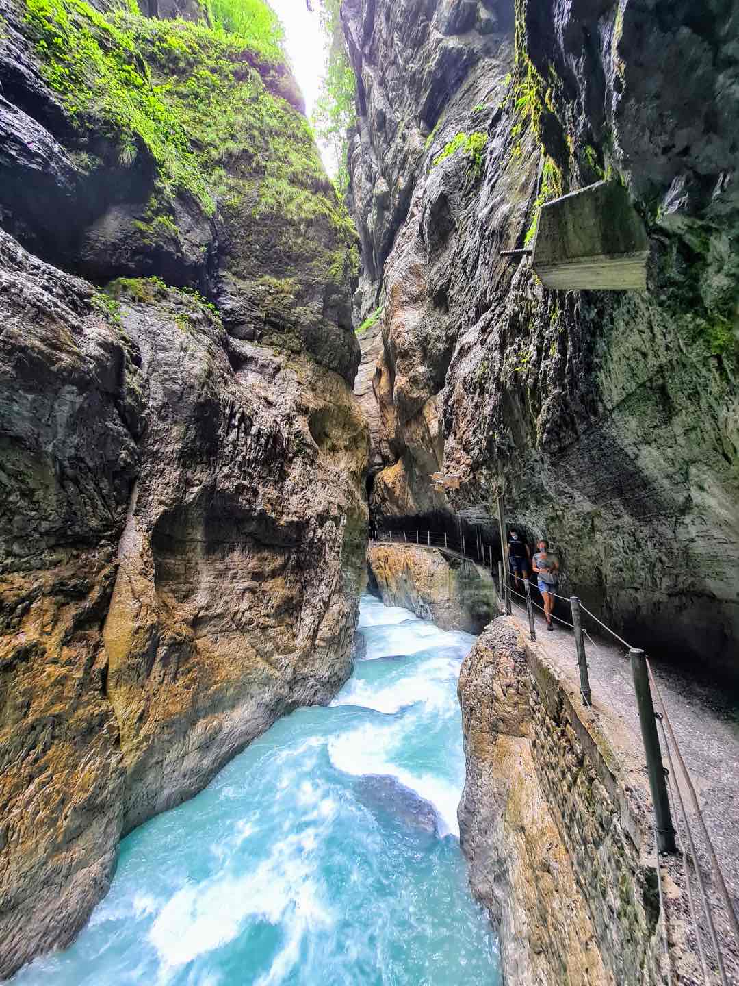 Partnach Gorge, river and walkway