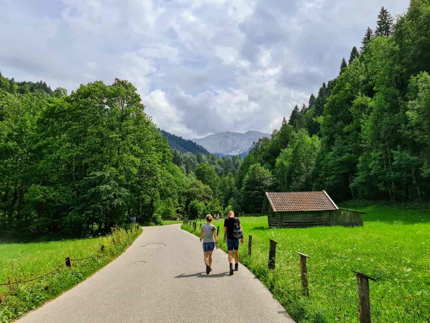 The Walk to Partnach Gorge