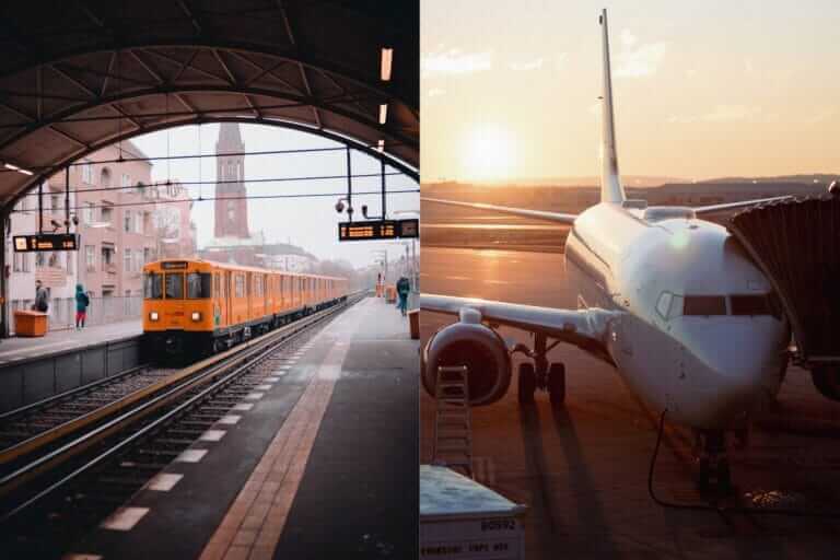 All aboard or buckle up! Explore Train vs Plane