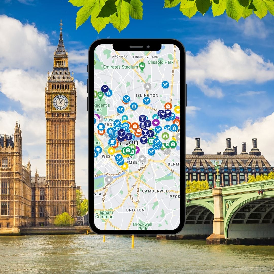 London google map legend