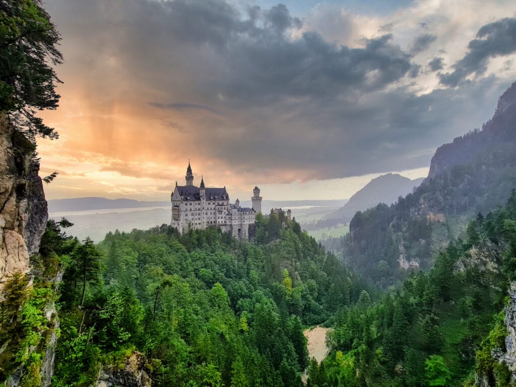 The Travel Tinker - Neuschwanstein castle - view from bridge