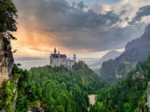 The Travel Tinker - Neuschwanstein castle - view from bridge