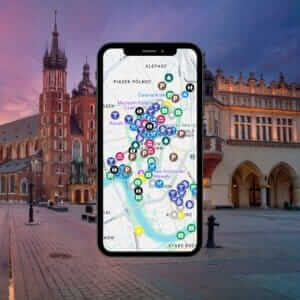 Krakow google map