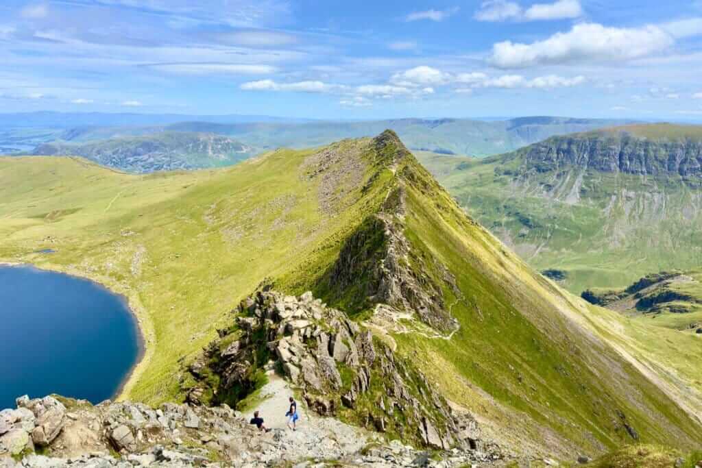 Hiking Helvellyn, Lake District - The Striding Edge Route