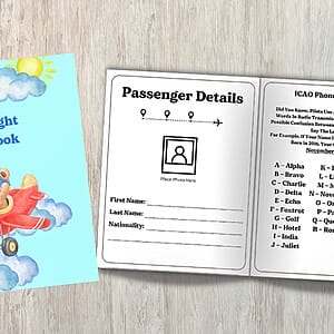 My Flight Log Book for Kids- A Flight Memory Journal with Prompts to Document Their Flight Memories and Experiences cover main