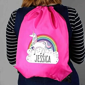 Personalised Unicorn Pink Kit Bag