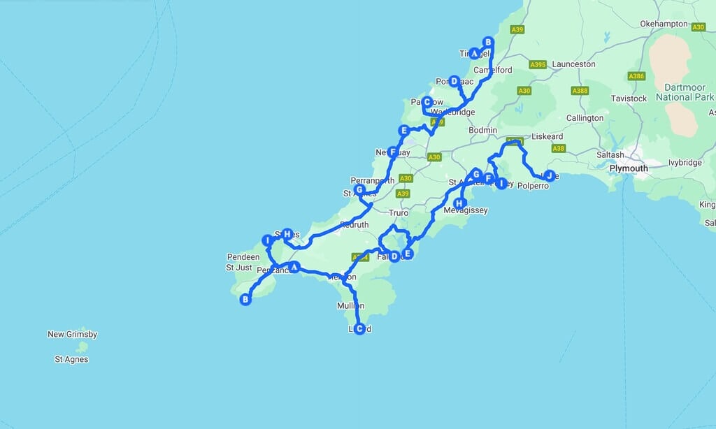 A 7–10 Day Cornwall Road Trip: Coves, Cream Teas and Coastal Views