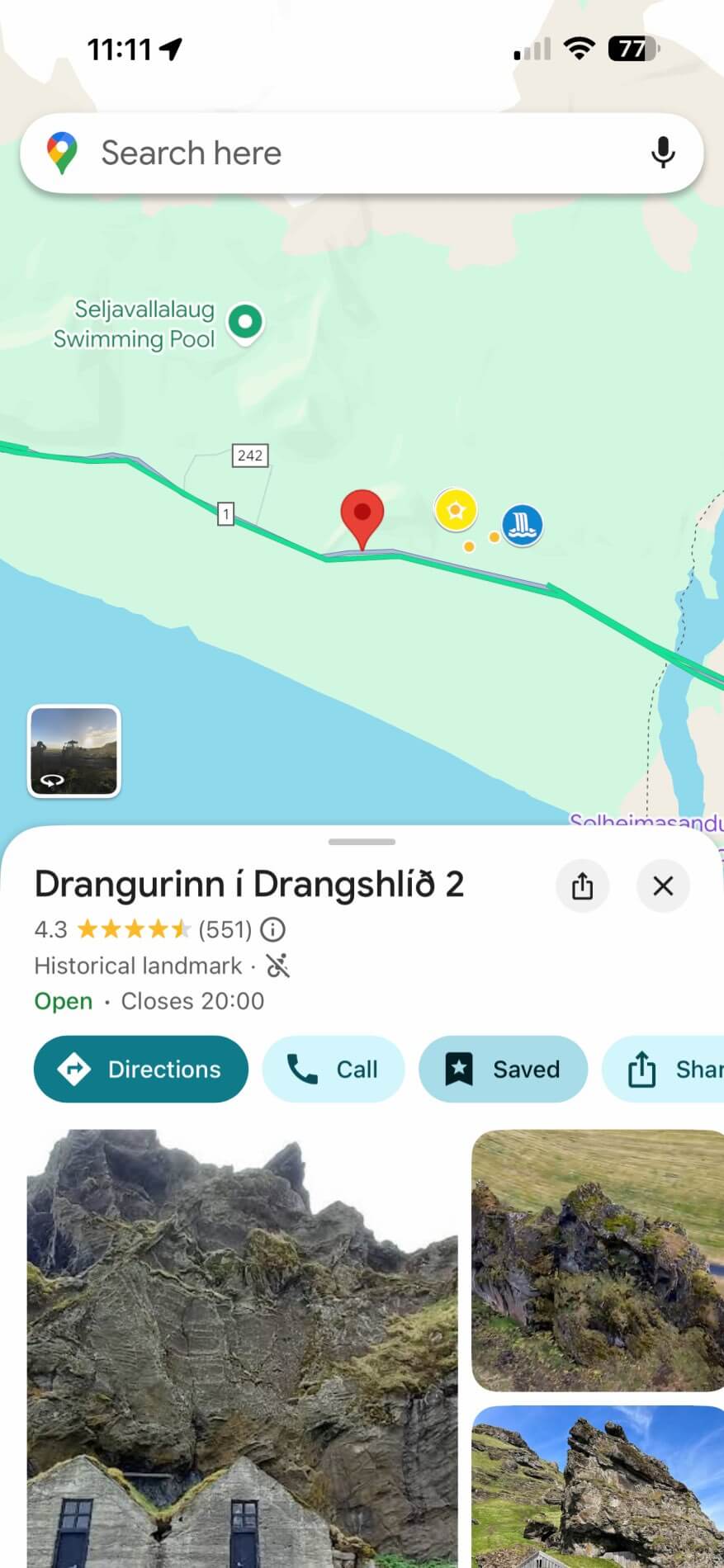 celand-Google-Map-Legend-mobile-view