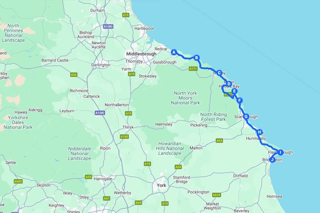 Yorkshire Coast Road Trip