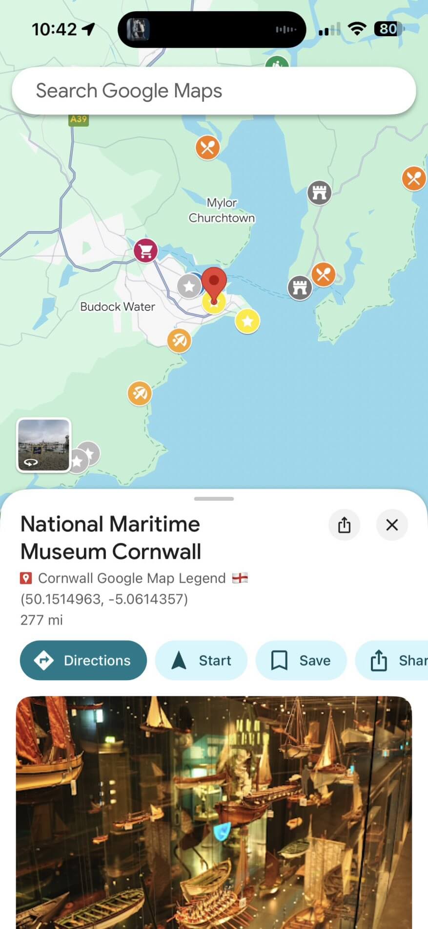 Cornwall-Google-Map-Legend-Mobile-info