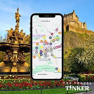 Edinburgh google map legend