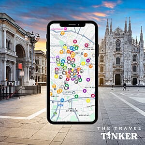 Milan google map legend