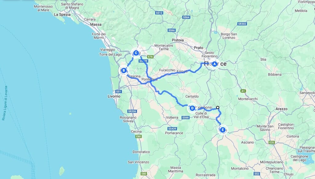 Tuscany-Road-Trip-Map