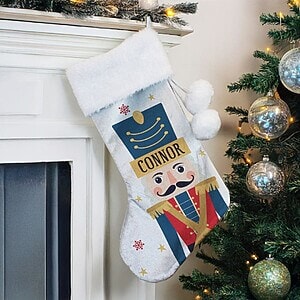 Personalised Nutcracker Christmas Stocking
