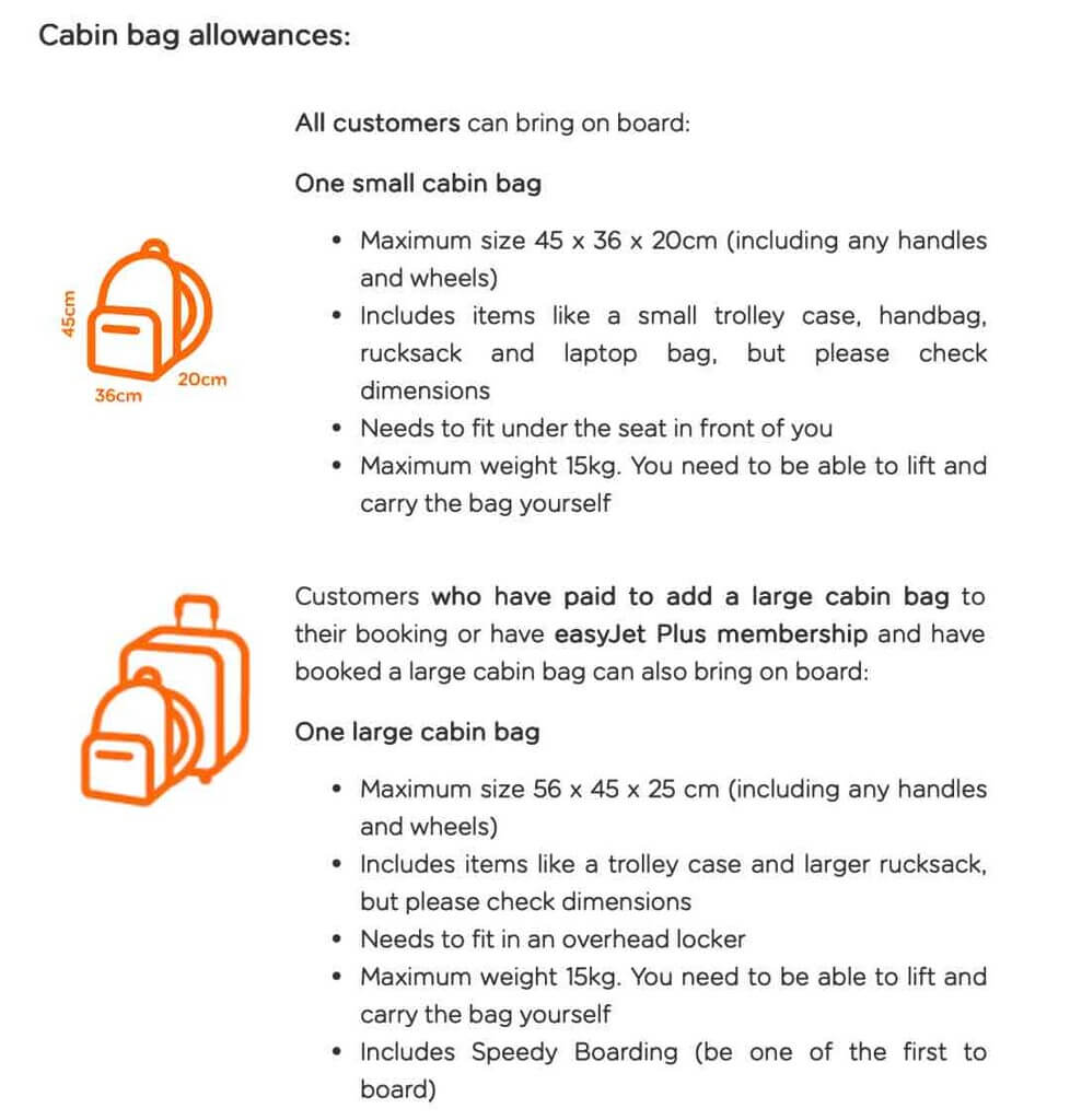 EasyJet 2026 Baggage Allowance: The Ultimate Guide to Avoid Gate Fees ...