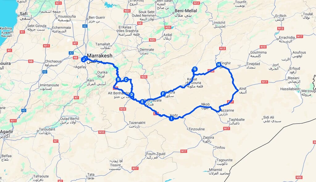 High Atlas Road Trip + Map: A Guide to Crossing Morocco’s Kasbahs