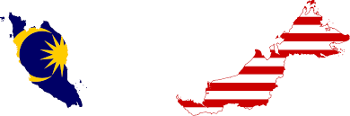 Malaysia Flag Map