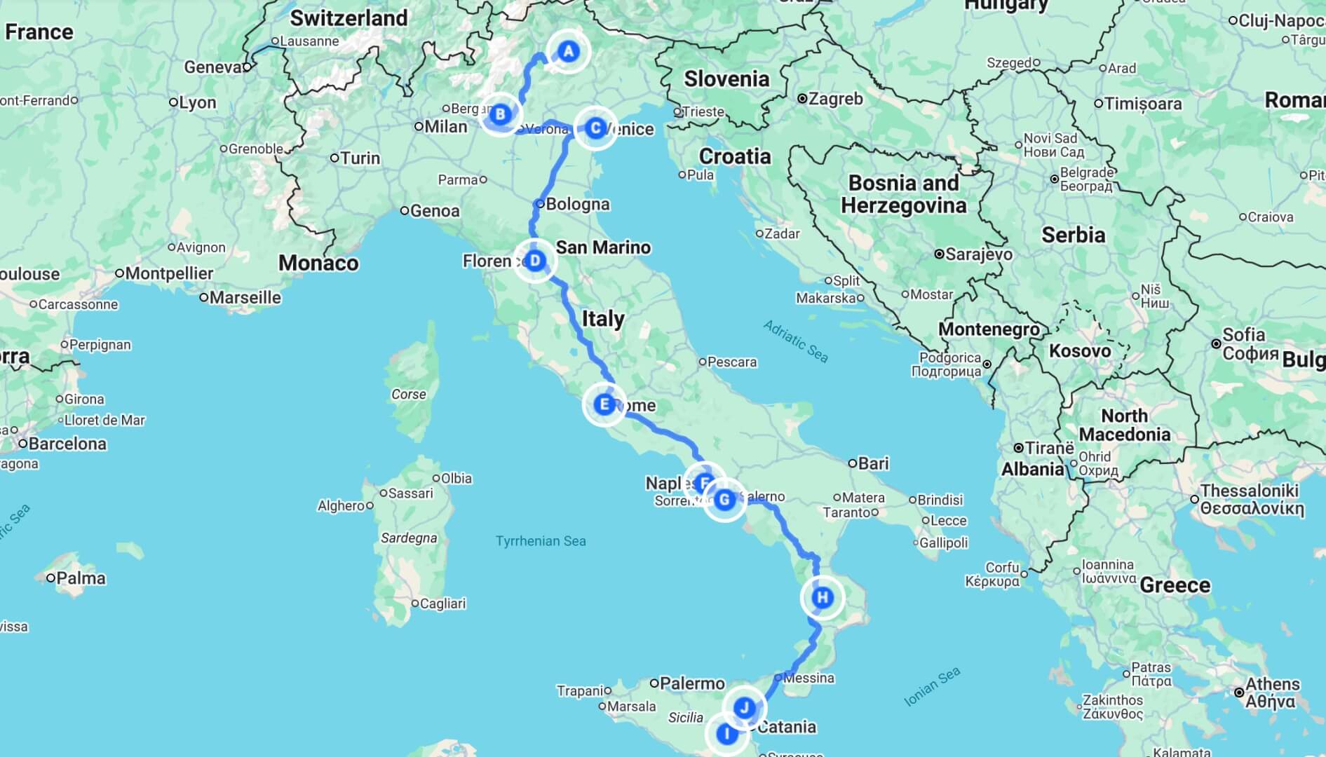italy on the road ponte valleceppi