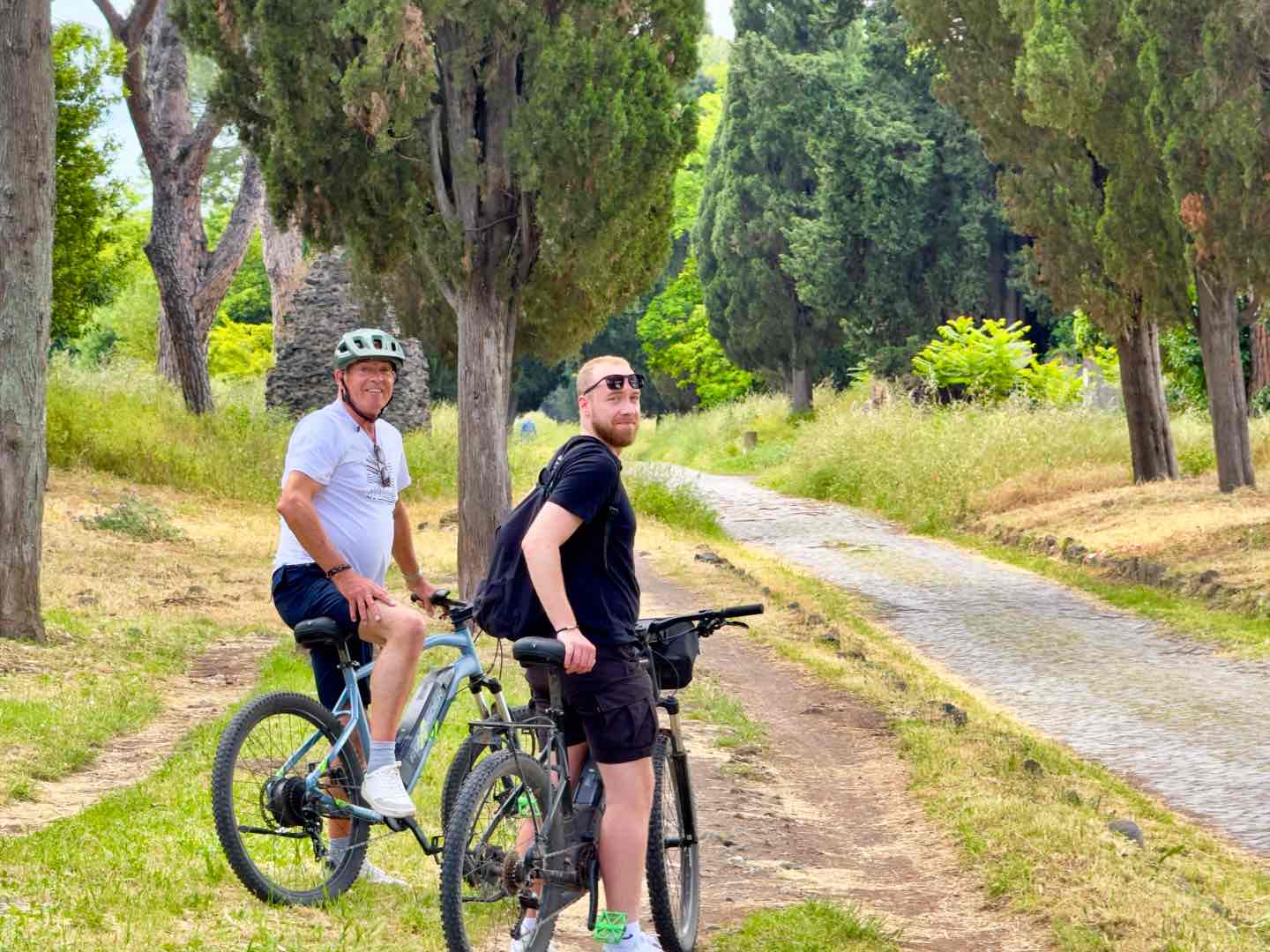 Cycling the Appian way with my dad & cousin