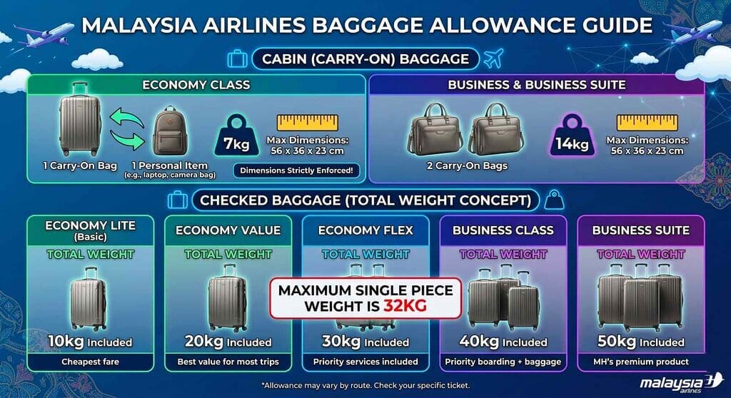 Malaysia Airlines Infograph