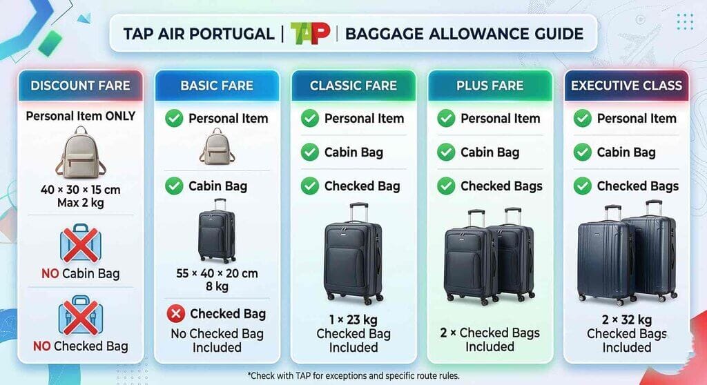 tobacco allowance portugal TAP Air Portugal Baggage Allowance: Carry-On, Checked Bags & Fees Explained